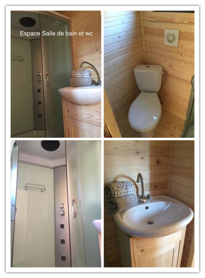 Roulottes Du Chalet Des Pins Rougeou Экстерьер фото