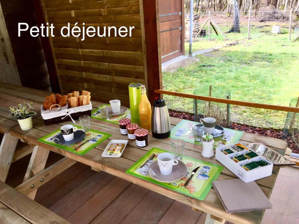 Roulottes Du Chalet Des Pins Rougeou Экстерьер фото