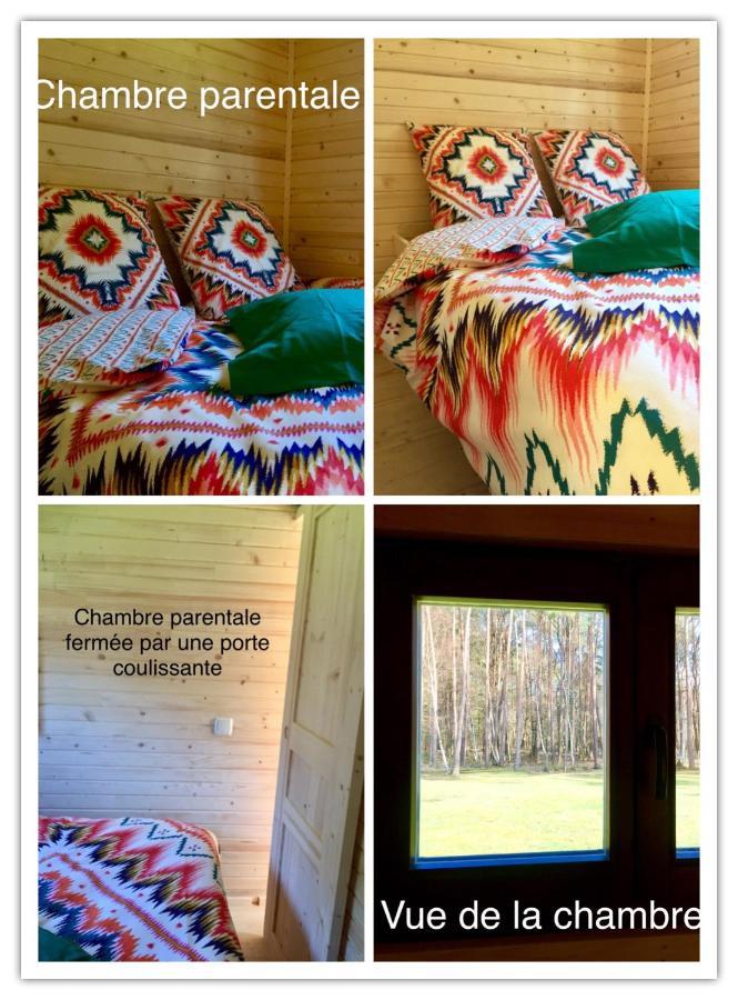 Roulottes Du Chalet Des Pins Rougeou Экстерьер фото
