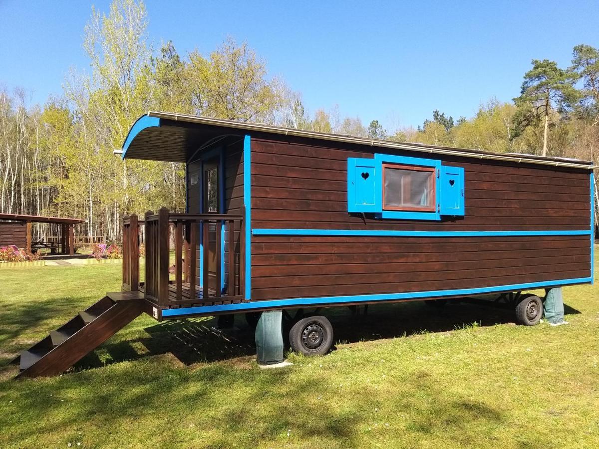 Roulottes Du Chalet Des Pins Rougeou Экстерьер фото