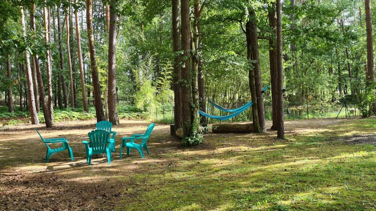 Roulottes Du Chalet Des Pins Rougeou Экстерьер фото